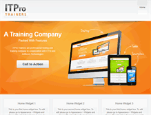 Tablet Screenshot of itprotrainers.com